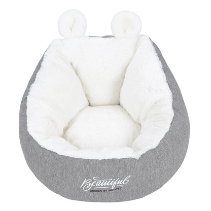 Coussin douillet chauffant conçu pour le confort des chiens.