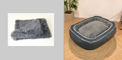 Coussin douillet chauffant conçu pour le confort des chiens.