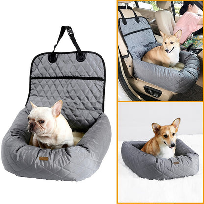 Transporteur pour chien adapté pour voiture, espace confortable et sûr.