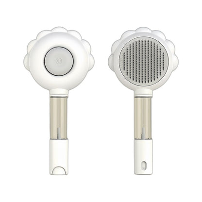 Brosse 2 en 1 auto-nettoyante pour chiens et chats