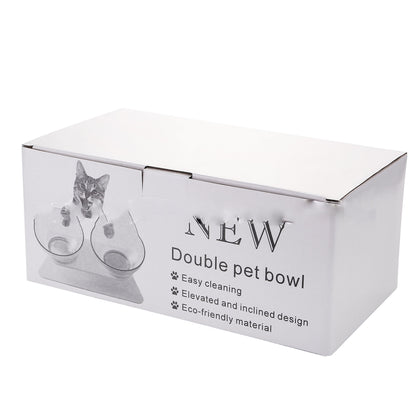 Support de gamelle élevé pour chat, pratique et élégant