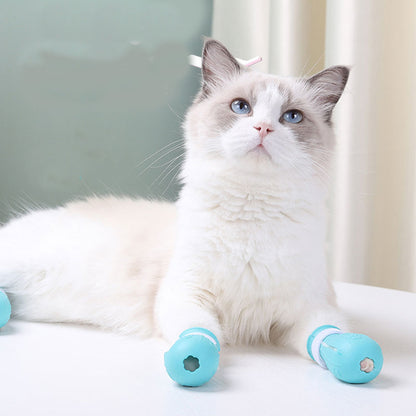 Bottes ajustables anti-rayures pour protéger les pattes de chat
