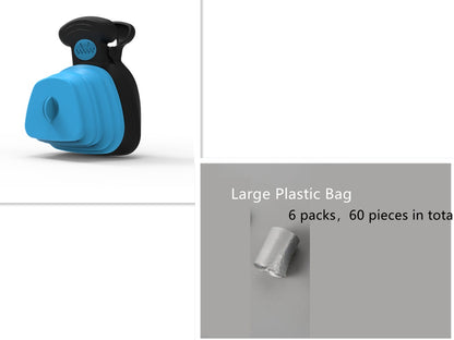 Distributeur pliable de sacs à crottes pour chiens