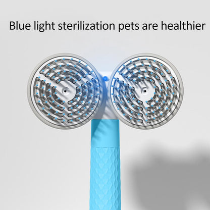 Brosse de toilettage double tête pour chats et chiens