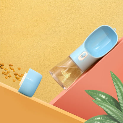 Gourde et gamelle portable pour chien, pratique pour les promenades et voyages.