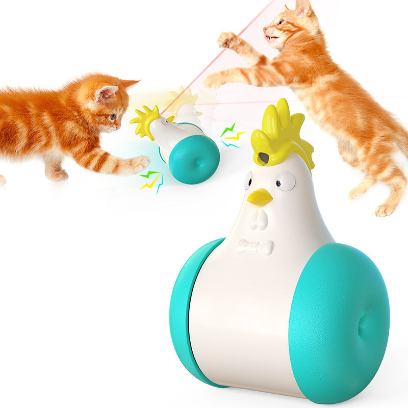 Jouet interactif électrique pour chat Chicken Light