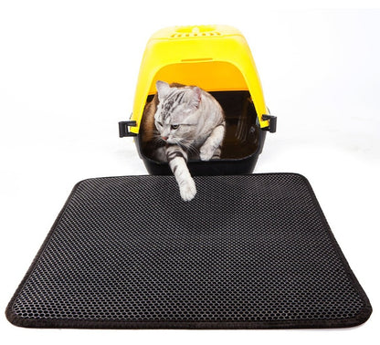 Tapis de litière imperméable pour chats, facile à nettoyer