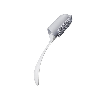Brosse à dents en silicone pour chiens et chats, parfaite pour le brossage doux.