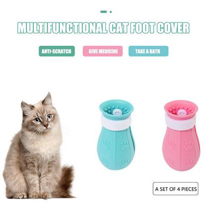 Bottes ajustables anti-rayures pour protéger les pattes de chat
