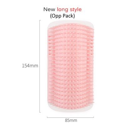 Brosse auto-toilette pour chat, massage et toilettage combinés.