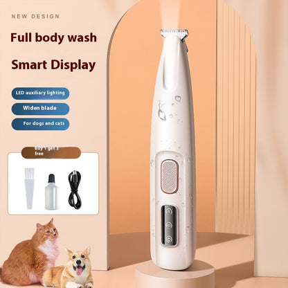 Tondeuse étanche à LED pour entretenir les pattes des chiens