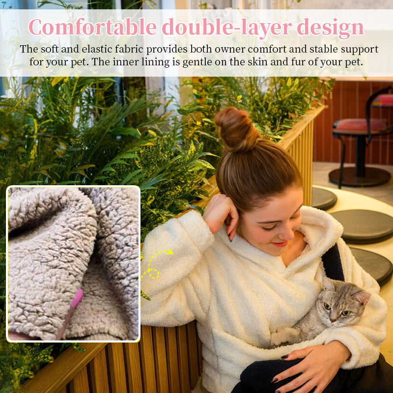 Sweat à Capuche pour Animaux, Sac de Transport Pratique