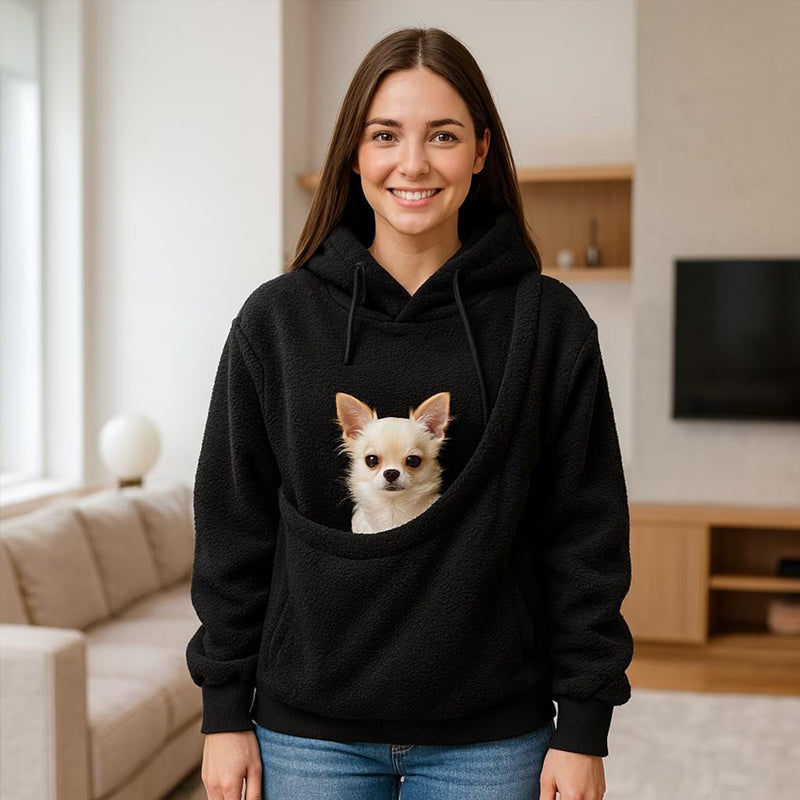 Sweat à Capuche pour Animaux, Sac de Transport Pratique