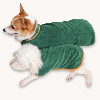 Peignoir Absorbant pour Chien en Microfibre - Papapattes
