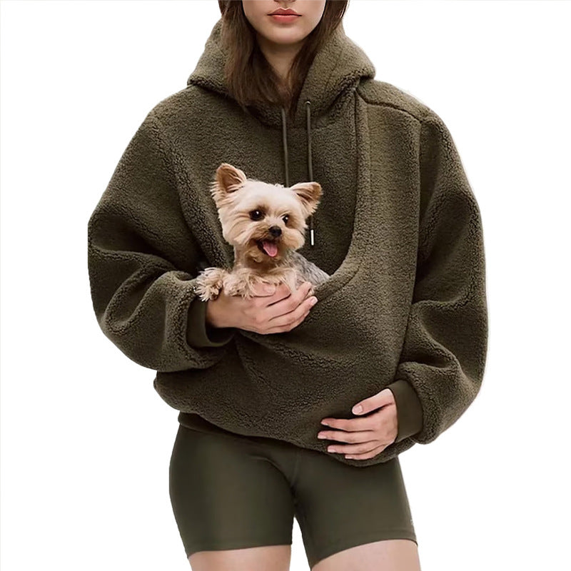 Sweat à Capuche pour Animaux, Sac de Transport Pratique