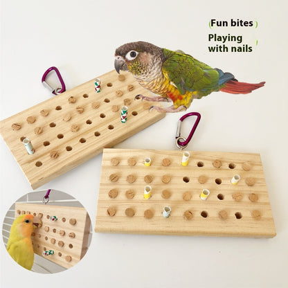Jouet en Bois pour Perroquet - Clavier - Papapattes