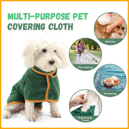 Peignoir Absorbant pour Chien en Microfibre - Papapattes