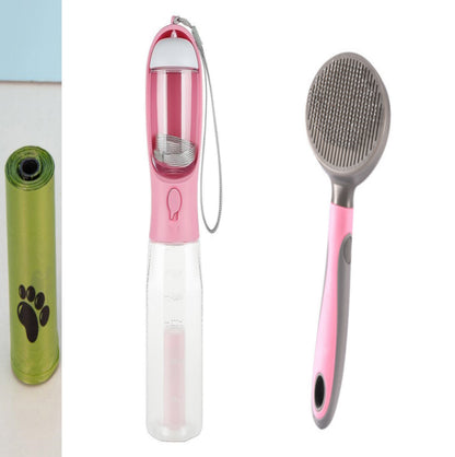 Bouteille d'eau multifonction pour chiens et chats, pratique pour les voyages.