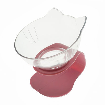 Support de gamelle élevé pour chat, pratique et élégant