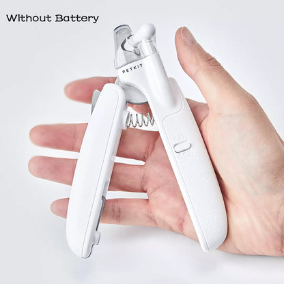 Coupe-ongles professionnel avec LED pour une coupe précise des griffes.