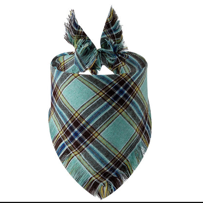 Écharpe Triangle en Plaid pour Chien - Papapattes