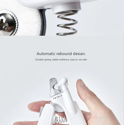 Coupe-ongles professionnel avec LED pour une coupe précise des griffes.