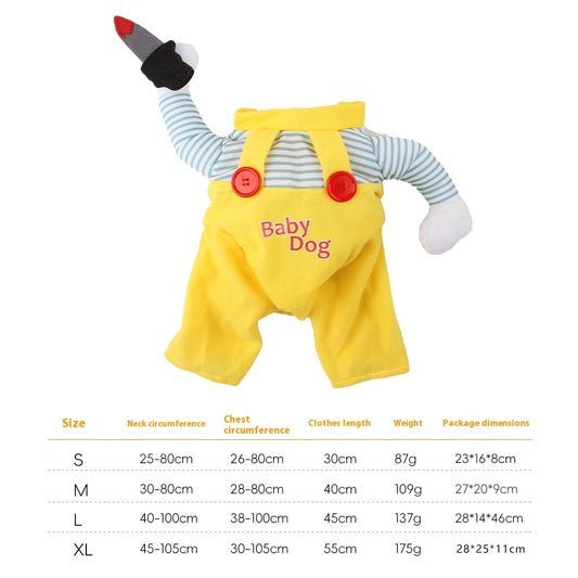 Costume de Chat Assassin Jaune - Papapattes