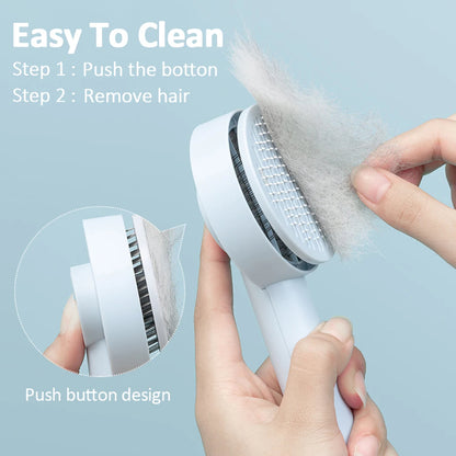 Peigne auto-nettoyant pour chiens et chats