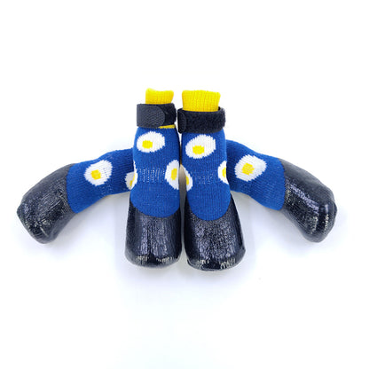 Chaussettes Anti-Dérapantes Imperméables pour Chien - Papapattes