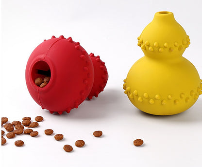 Jouet interactif en caoutchouc naturel pour stimuler les chiens.