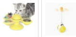 Jouet rotatif multifonction pour divertir les chats et les stimuler.