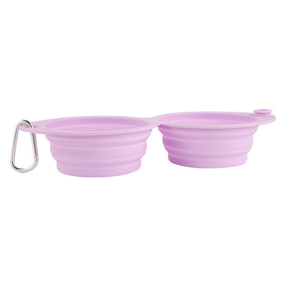 Gamelle Pliable en Silicone pour Chien et Chat - Papapattes