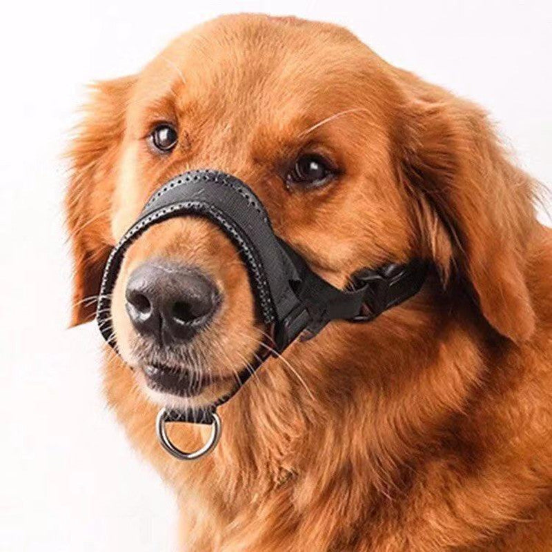 Muselière Nylon Ajustable Anti-Aboiement pour Chien - Papapattes