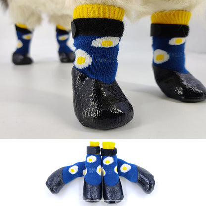 Chaussettes Anti-Dérapantes Imperméables pour Chien - Papapattes
