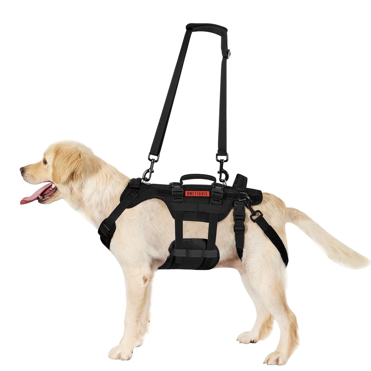 Gilet tactique pour chien avec harnais confortable