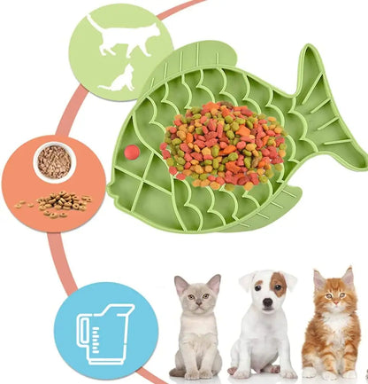 Tapis silicone Lick pour chiens, parfait pour le plaisir et le bien-être.
