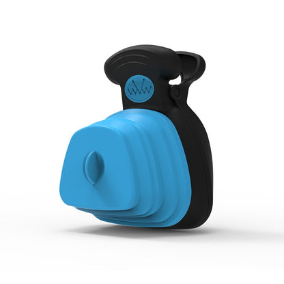 Distributeur pliable de sacs à crottes pour chiens
