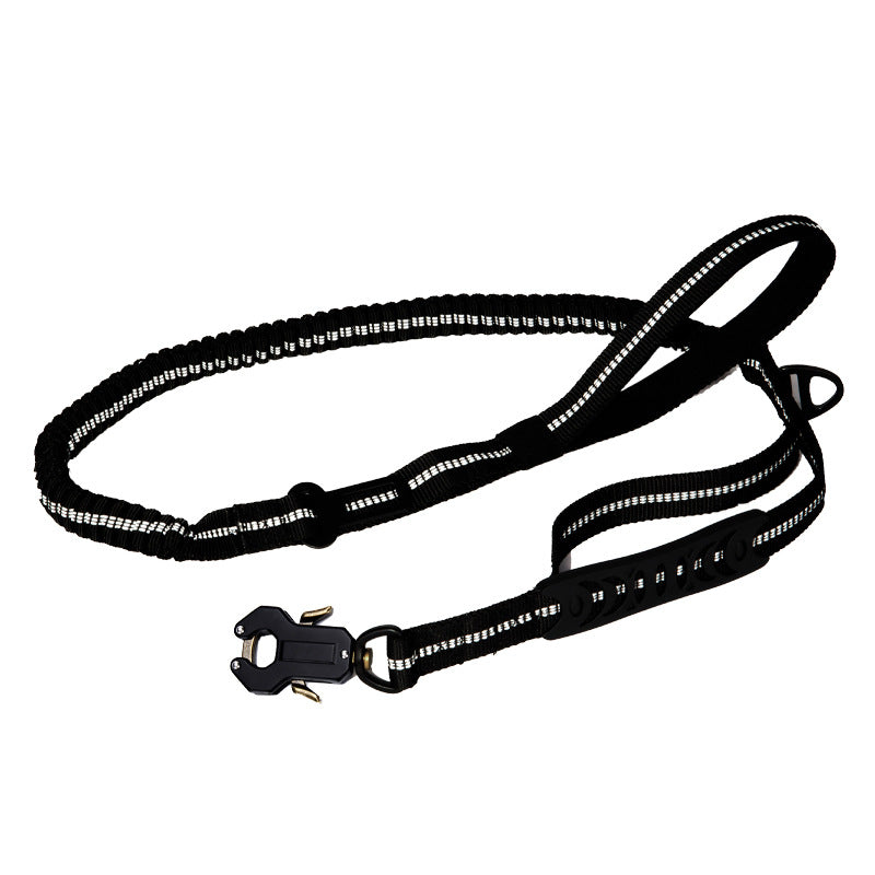 Laisse pour chien en nylon élastique anti-choc