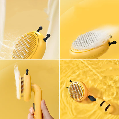 Peigne abeille spécialisé pour le toilettage doux des chats.