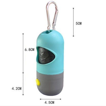 Distributeur de sacs à déjections lumineux pour animaux