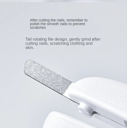 Coupe-ongles professionnel avec LED pour une coupe précise des griffes.
