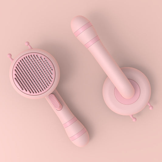 Peigne abeille spécialisé pour le toilettage doux des chats.