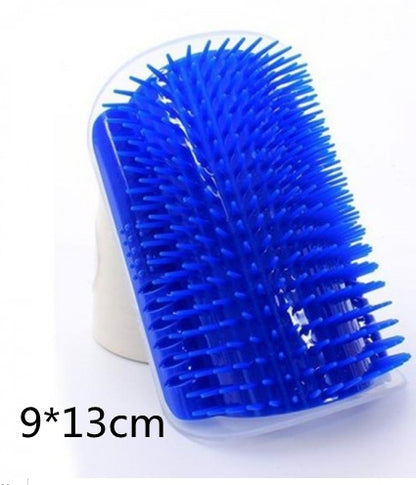 Brosse auto-toilette pour chat, massage et toilettage combinés.
