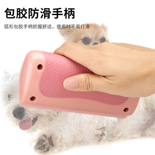 Peigne de toilettage pour chien et cheval noir