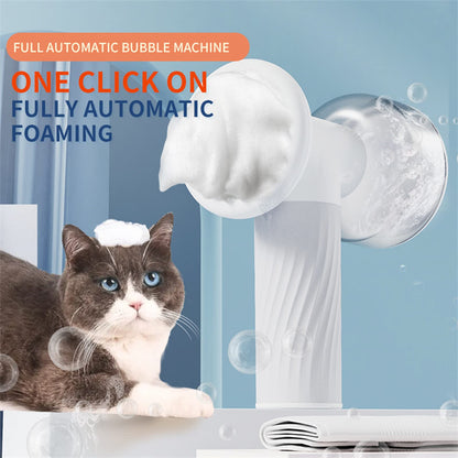 Brosse de bain automatique pour chiens et chats, pratique