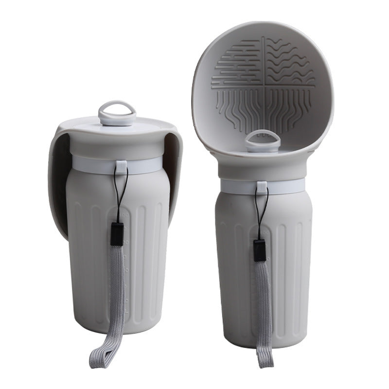 Gobelet en silicone pour chien, pratique et pliable