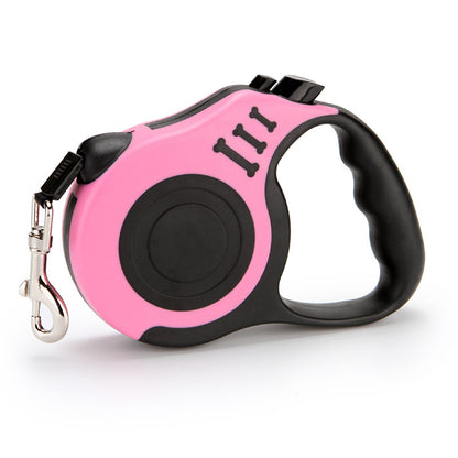 Laisse télescopique automatique pour donner plus de liberté aux chiens.