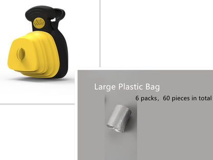Distributeur pliable de sacs à crottes pour chiens