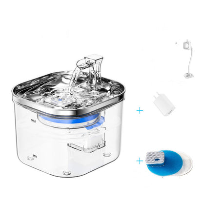 Fontaine à eau automatique en acier pour le confort des animaux